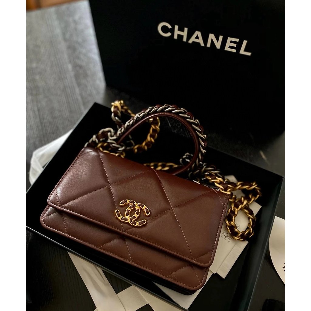 [Littlechaoer Selection] กระเป๋า CHANEL กระเป๋า CHANEL กระเป๋าโซ่เพชร CHANEL สไตล์ใหม่ 19bag woc For