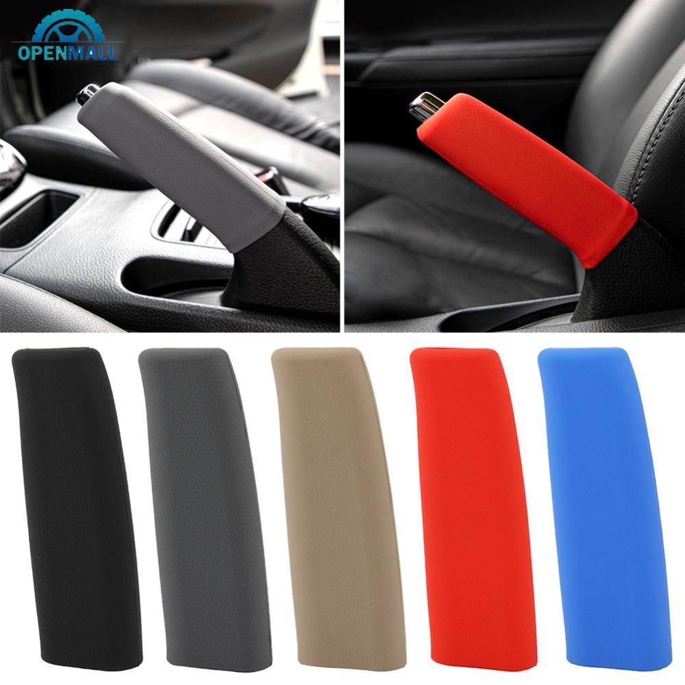 OPENMALL ฝาครอบเบรกมือรถยนต์ซิลิโคนสากล Anti-slip ที่จอดรถเบรกแขน Protector Comfort Grip & Scratch ป้องกันอุปกรณ์ตกแต่งภายใน M1X1