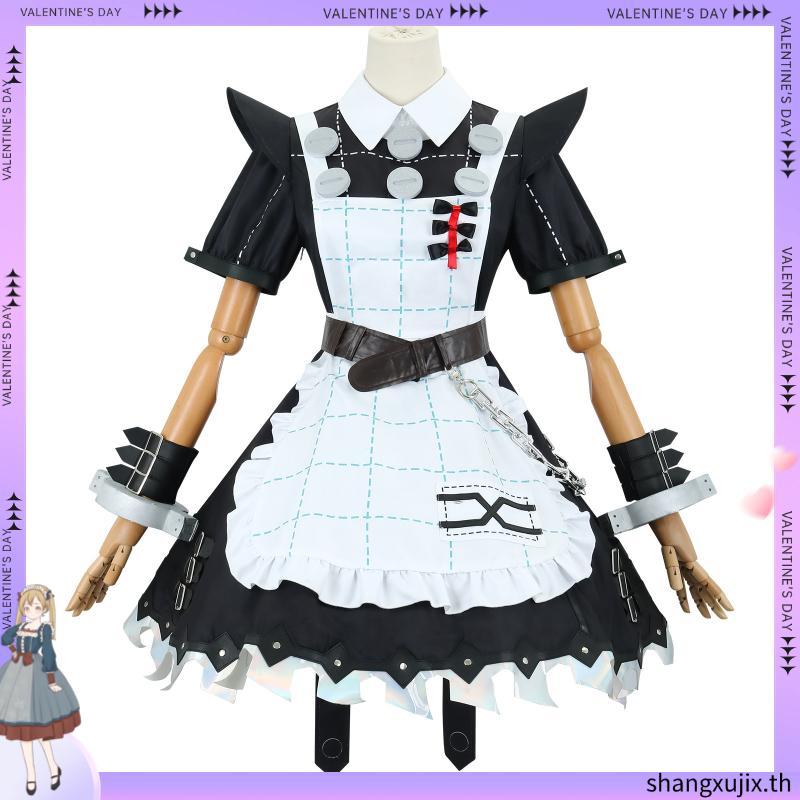Zenless Zone Zero Cos Corin Wickes คอสเพลย์เลื่อยแม่บ้านเครื่องแต่งกายน่ารักเกมอะนิเมะ Lolita