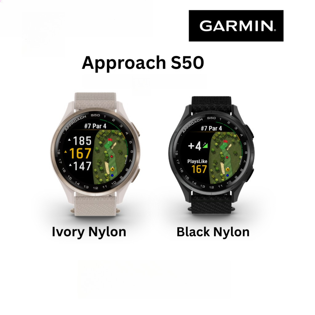 Garmin Approach S50 นาฬิกากอล์ฟ GPS ระดับพรีเมี่ยม