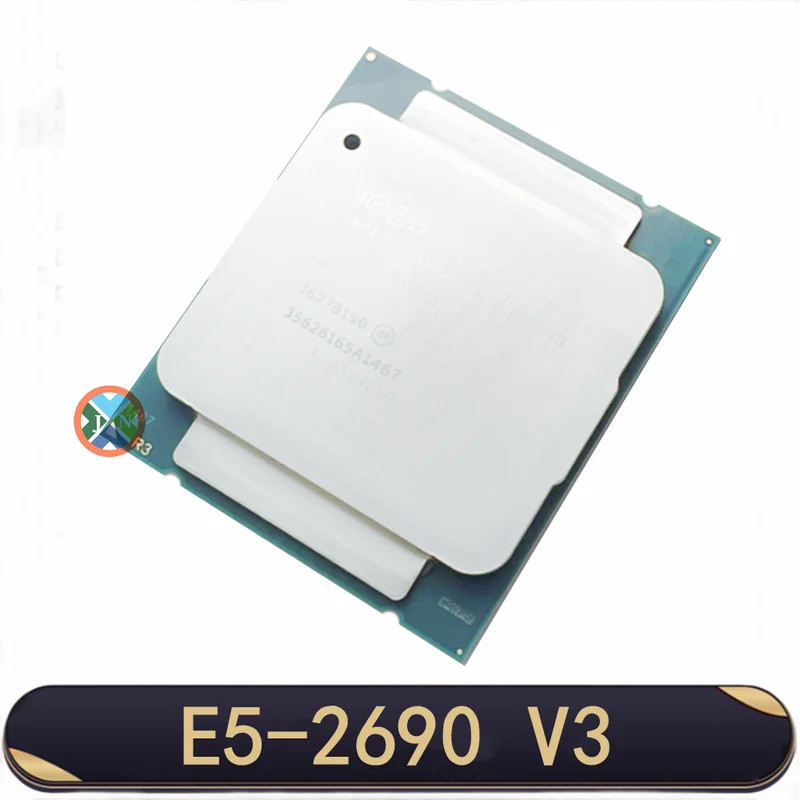 HB Xeon E5 2690 V3 โปรเซสเซอร์ SR1XN 2.6 Ghz 12 Core 30MB ซ็อกเก็ต LGA 2011-3 Xeon CPU E5-2690V3