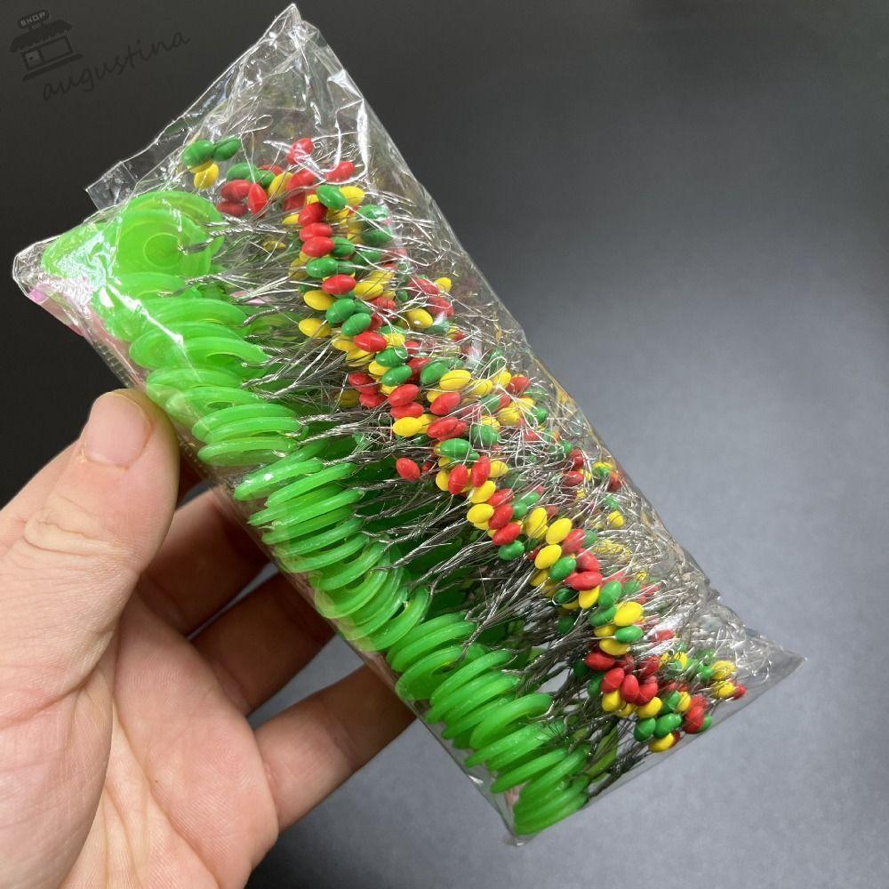 AUGUSTINA 600pcs Fishing Space Beans Anti-Slip 600pcs 100 กลุ่มตกปลา Stopper Bobber Stopper ตกปลาลอย
