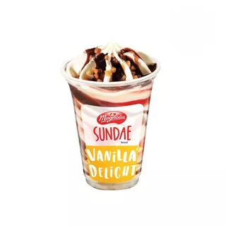 [สินค้าส่งด่วน] แมกโนเลีย ซันเดย์ ไอศกรีม วานิลา 83 กรัม MAGNOLIA SUNDAE VANILLA DELIGHT ICE CREAM 83 G