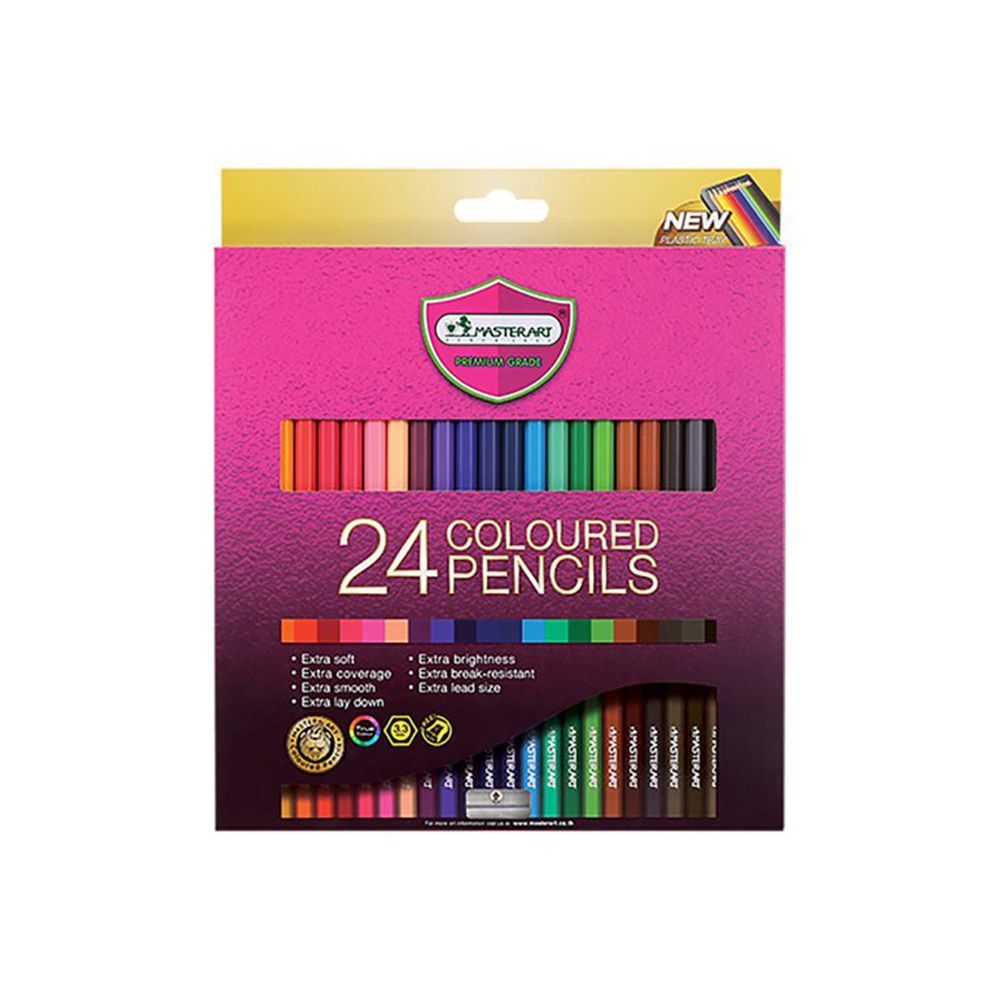 [สินค้าส่งด่วน] MSTA ดินสอสี24สี #มาสเตอร์ซีรี่ย์ MSTA COLOR PENCIL F24 #MASTER SERIES