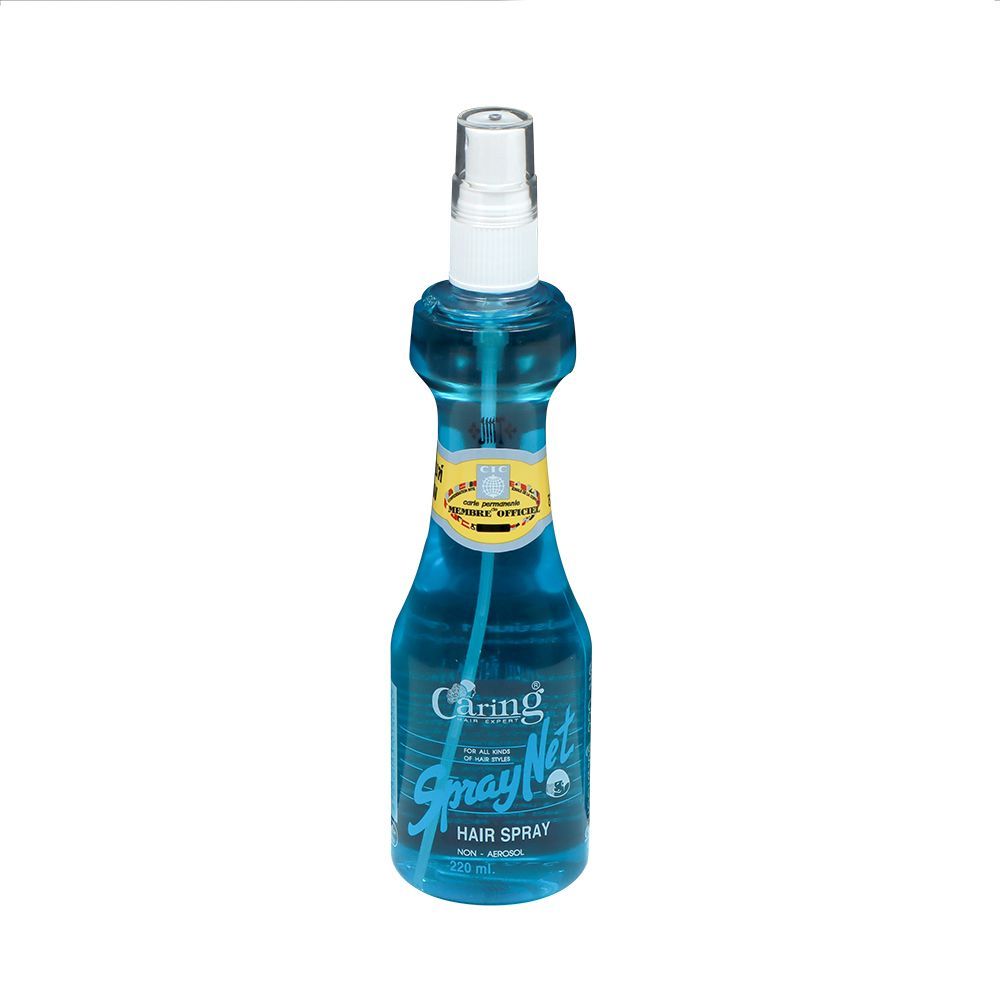 แคร์ริ่งสเปรย์เนทหัวฉีด เขียว 220มล. CARING SPRAY NET-GREEN 220ML.