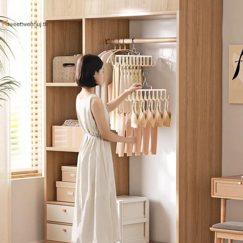 Tw Closet Storage Hanger 1 Pa ประหยัดพื้นที่สําหรับ Bras Tank Tops ผ้าพันคอและชุดชั้นในสําหรับวิทยาลัยหอพักตู้เสื้อผ้า huj