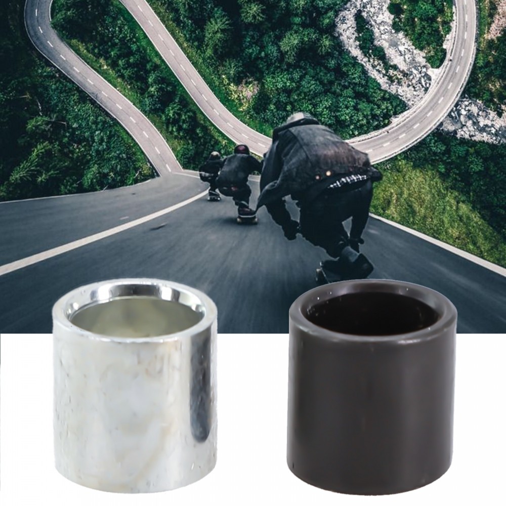 สีดําเงิน 10mmx11mm สเก็ตบอร์ดแบริ่ง Spacer สําหรับควบคุมสเก็ตบอร์ดที่ได้รับการปรับปรุง