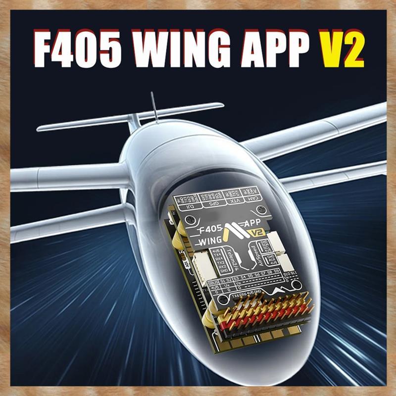 [KYG] F405 WING APP V2 ตัวควบคุมการบินสําหรับชิ้นส่วนควบคุมการบิน FPV Wing คงที่