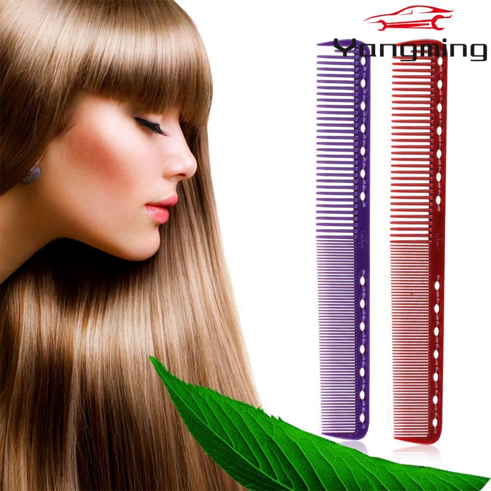 YANGMING หวีตัดผม Flattop ทําผมพลาสติกป้องกันไฟฟ้าสถิตย์