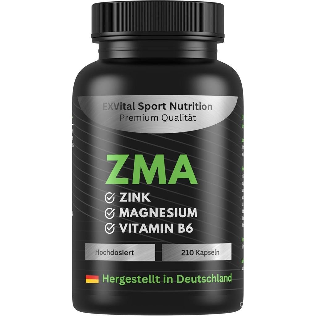 ZMA Giga Caps แมกนีเซียมสังกะสีวิตามิน B6 Compound แคปซูล 210 แคปซูลแต่ละแคปซูลบรรจุ 190 มก.แมกนีเซี