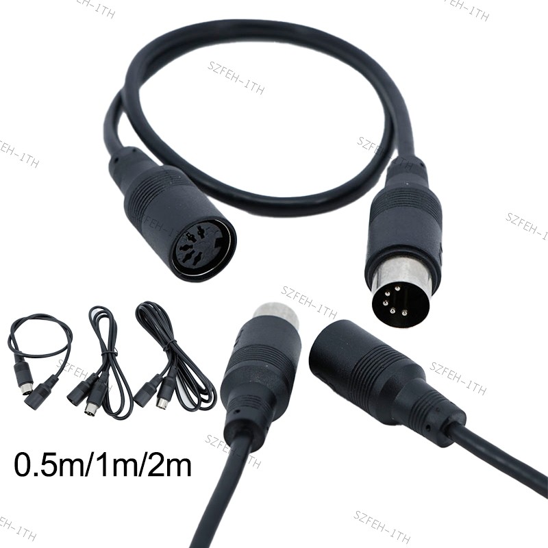 0.5M 1M 2M Din 5pin ชายหญิงสาย MIDI สาย MIDI 5-Pin DIN MAudio MIDIAT อะแดปเตอร์สําหรับ คีย์บอร์ด F5TH