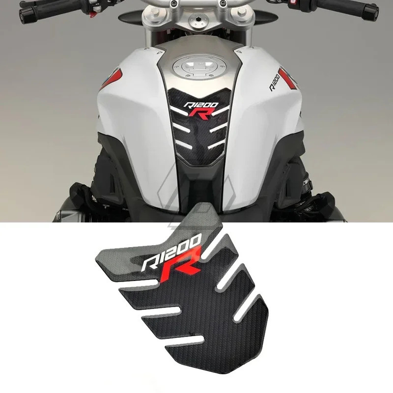 สติ๊กเกอร์รถจักรยานยนต์ 3D สําหรับ BMW R1200R R1200 R Tank Pad Protector สติกเกอร์