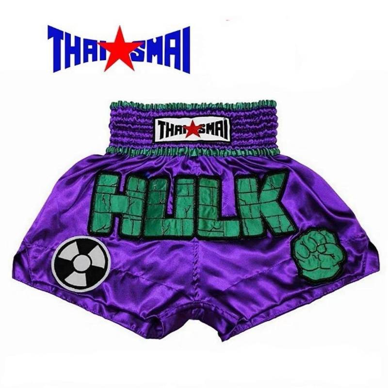 Muay Thai Shorts Cool Cartoon Hulk Cook Boxing Shorts Muay Thai Shorts Cool Cartoon Hulk Cook Boxing