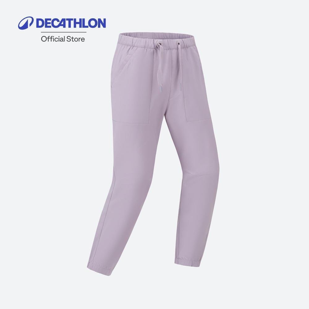 Decathlon Hiking Pants Mh100 Tween กางเกงขายาวเดินป่ารุ่น Mh100 - Purple