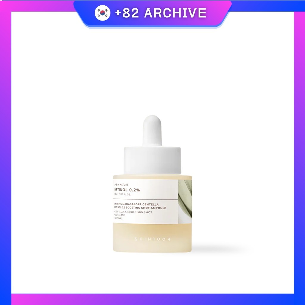 [Skin1004] Madagascar Centella Retinol 0.2 Boosting Shot Ampoule 30ml / Korean Ampoule / Retinol Boo