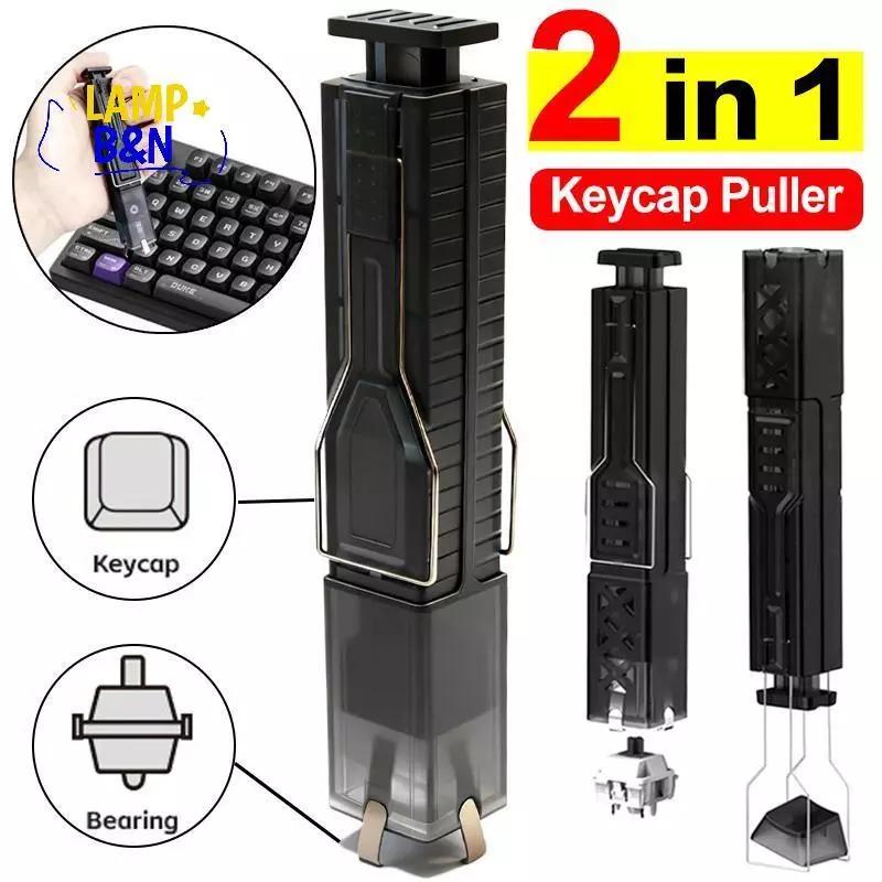 [B&N] 2 in 1 Keycap and Switch Puller Removal Tool for Mechanical Keyboards Essential For DIY PC ผู้ที่ชื่นชอบ [ใหม่]