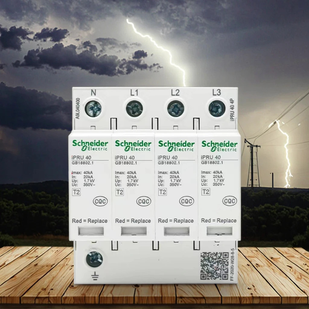 Schneider T2 Level Surge Protector A9L100400 IPRU 4P 40KA/65KA/100KA/IPR65KA AC350V 20KA 2P