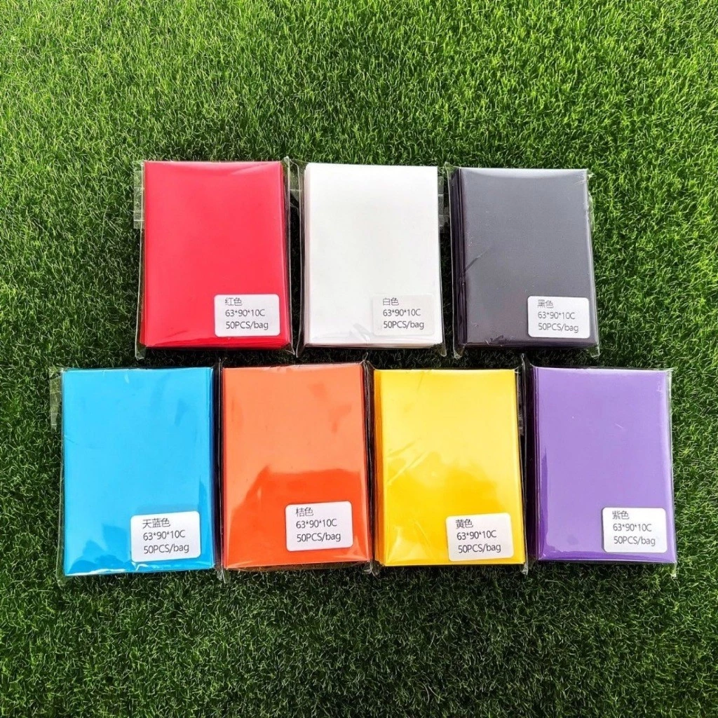 พร้อมส่ง ซองใส่การ์ด Yuki oh_Vanguard_หลังสี ขนาด 63X90 (50ใบ) [พร้อมส่ง]