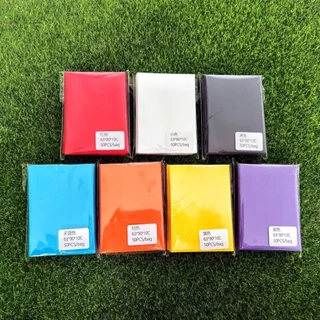 พร้อมส่ง ซองใส่การ์ด Yuki oh_Vanguard_หลังสี ขนาด 63X90 (50ใบ) [พร้อมส่ง]