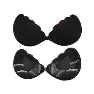 Vogue🌟พร้อมส่ง🌟 บราปีกนก ตะขอหน้า ติดทนกาวเหนียว กันน้ำไม่ระคายเคือง ใส่สบาย (CUP#4)