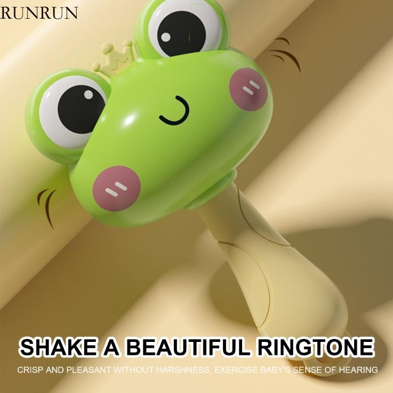 RUN Baby Shaker เป็ด Rattle ของเล่นเด็ก Shaker ของเล่นรถเข็นเด็กการ์ตูนเครื่องดนตรี Shower Sensory ข