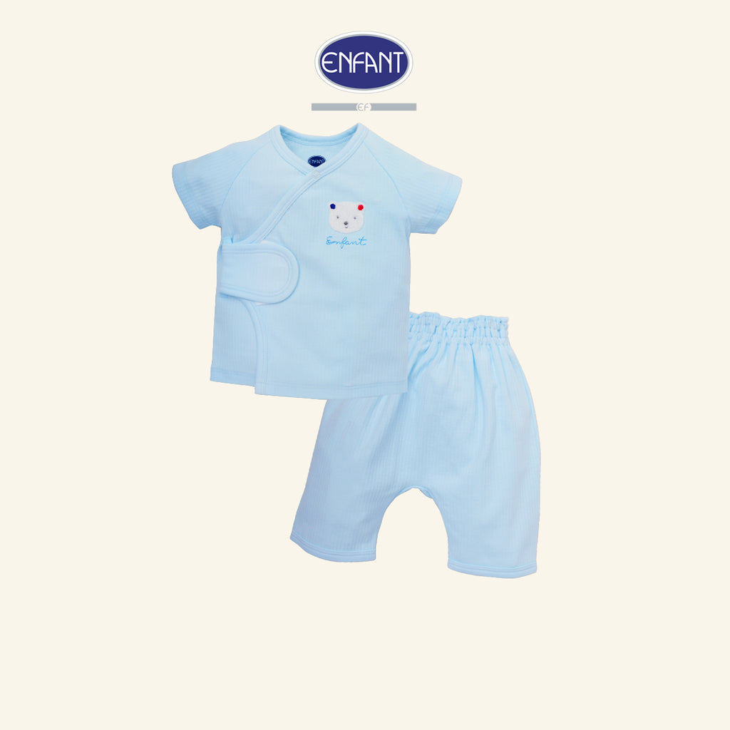 ENFANT ชุดเสื้อ+กางเกง เด็กชาย หมีขาว 3เดือน-2ปี EB1JX1