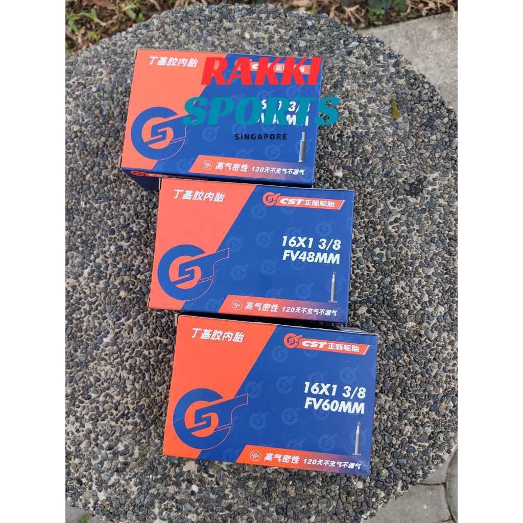 Super CST 349 16" Inner Tubes สําหรับจักรยาน trifold Brompton Pikes 3sixty Java neo