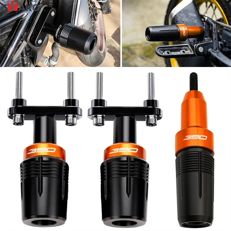 เหมาะสําหรับ KTM DUKE390 DUKE250 17-23 ดัดแปลง Body Shock-proof Ball + ท่อ Exhaust Shock-proof Stick