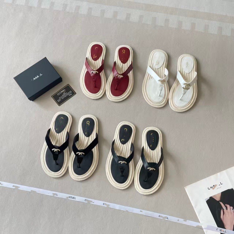 2026 ฤดูร้อนสไตล์ใหม่รองเท้าแตะแบนผู้หญิงสวมใส่ด้านนอก Flip-Flops Flip-Flops รองเท้าแตะแบน Flip @-