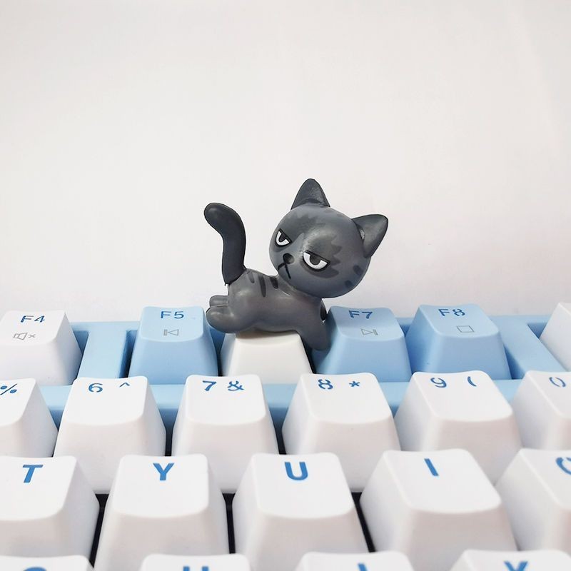 Seeking Seeking Seeking Seeking Seeding Cat Single Mechanical Keycap Cross Cherry Axis Mechanical Ke