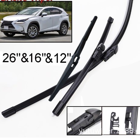 เหมาะสําหรับ Lexus NX Series NX200 NX200t NX300h2014-2019 ใบปัดน้ําฝนด้านหน้าด้านหลังโรงงานพร้อมสต็อ