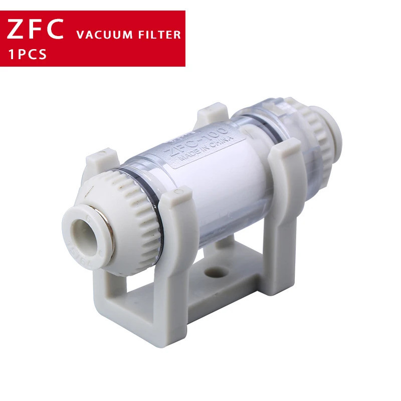 ZFC Pipeline นิวเมติกสูญญากาศกรองในสาย AZFC100 AZFC200 ZFC100-06B ZFC200-08B ที่ถอดออกได้เส้นใยสําหร