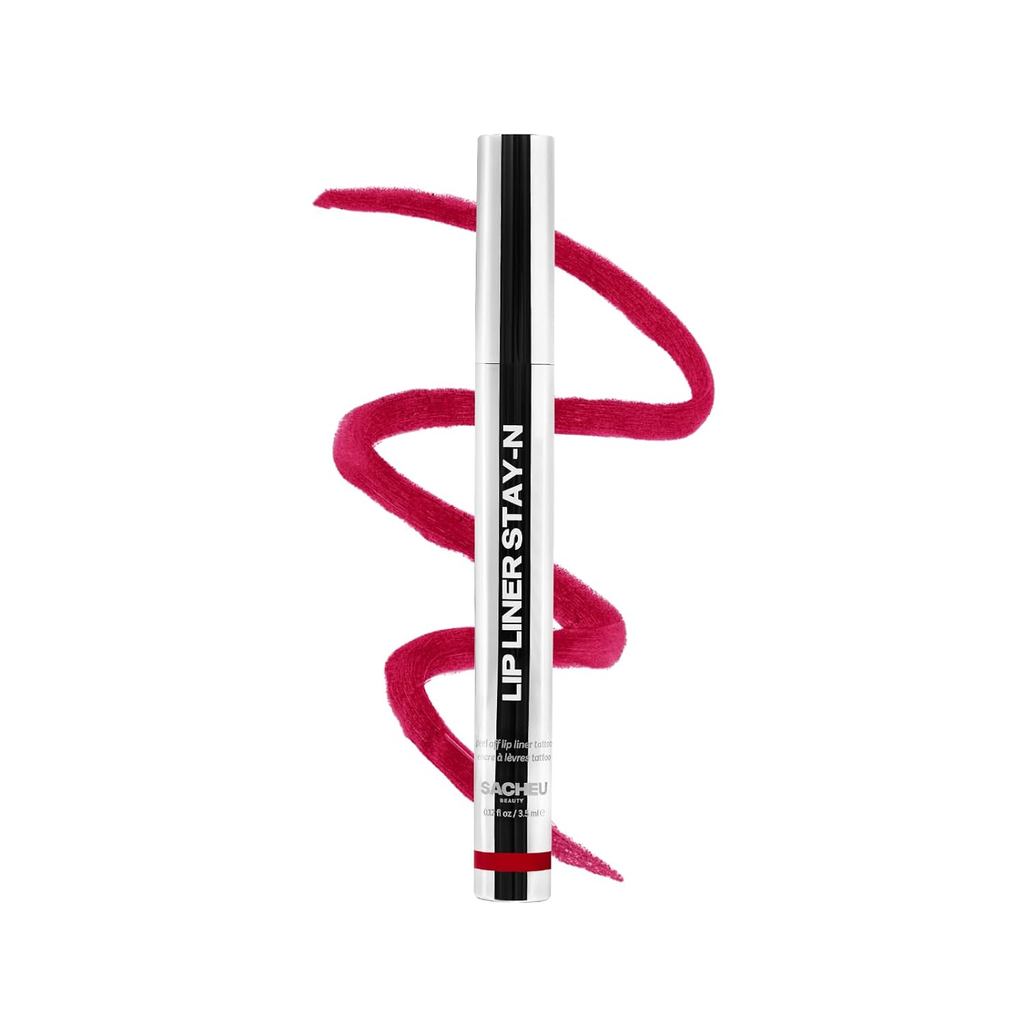 Sacheu Lip Liner STAY-N Peel Off Lip Stain  Long Lasting Waterproof Lip Tint with Hyaluronic Acid & 