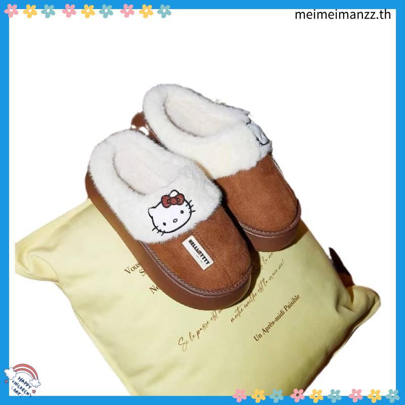 (พร้อมส่งจากไทย) Gukoo x Hello Kitty Slippers รองเท้าคิตตี้