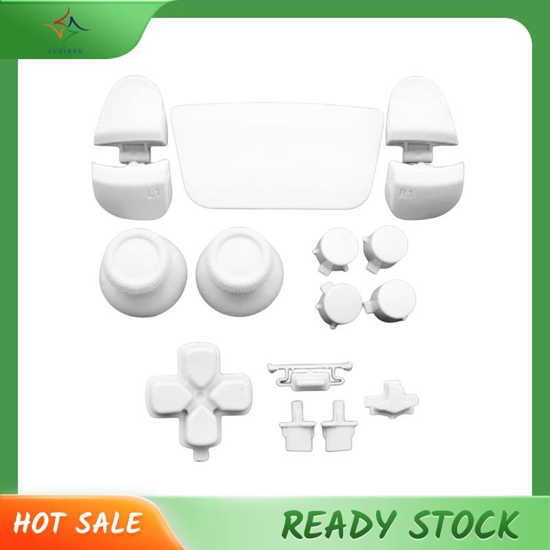[luxiang.th] 1 ชุดปุ่มเต็มรูปแบบสําหรับ 5 3.0 Thumb Sticks จอยสติ๊กหมวก L1 R1 L2 R2 D-Pad สําหรับ V3