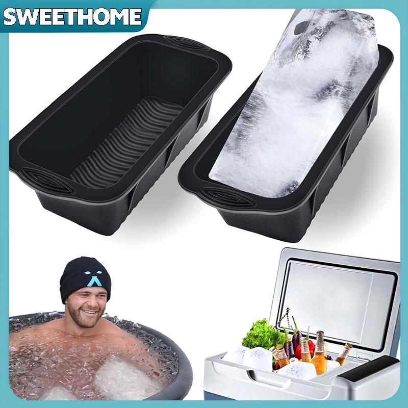 SWEETHOME แม่พิมพ์น้ําแข็งขนาดใหญ่พิเศษซิลิโคนขนาดใหญ่ Ice Blo แม่พิมพ์ Ice Cube Maker Reusable ขนาดใหญ่ถาดน้ําแข็ง ICE Bath Chiller สําหรับ Home