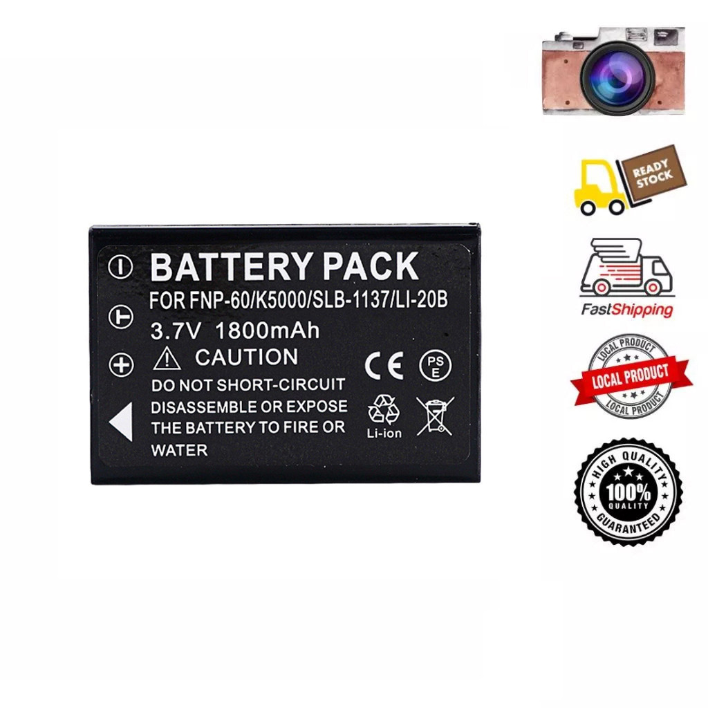 NP-60 Lithium-Ion Battery Pack (3.7V, 1800mAh) for Fujifilm FinePix F601  FinePix F401  FinePix F402