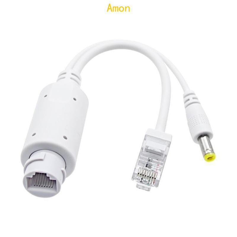 Amon Outdoor 48V to 12V PoE Splitter Adapter Compliant พร้อม IEEE802 3af Standard