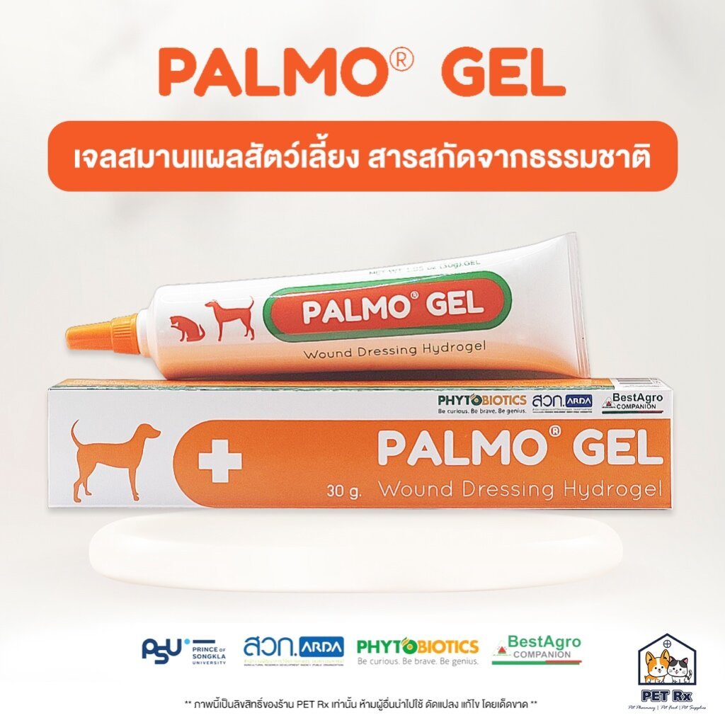 Palmo Gel [แท้💯] ไฮโดรเจลช่วยสมานแผลสัตว์เลี้ยง เร่งเนื้อ ต้านเชื้อ ลดอักเสบ สารสกัดจากธรรมชาติ