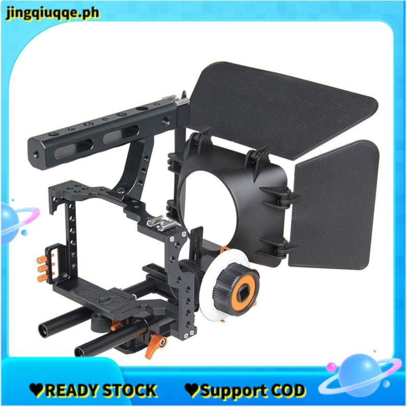 GH4 A7S A7 A7R A7RII A7SII ใช้งานร่วมกับ Matte กล่องกล้องวิดีโอ Rig ชุดตามโฟกัสฟังก์ชั่นสําหรับกล้อง
