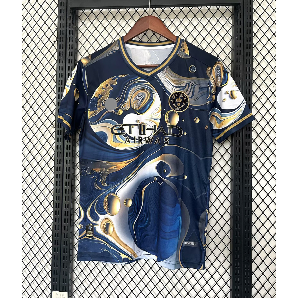 24-25 City Special Edition Plus Size Sports Top Round Neck Short Sleeve Loose Mens Sports T-shirt