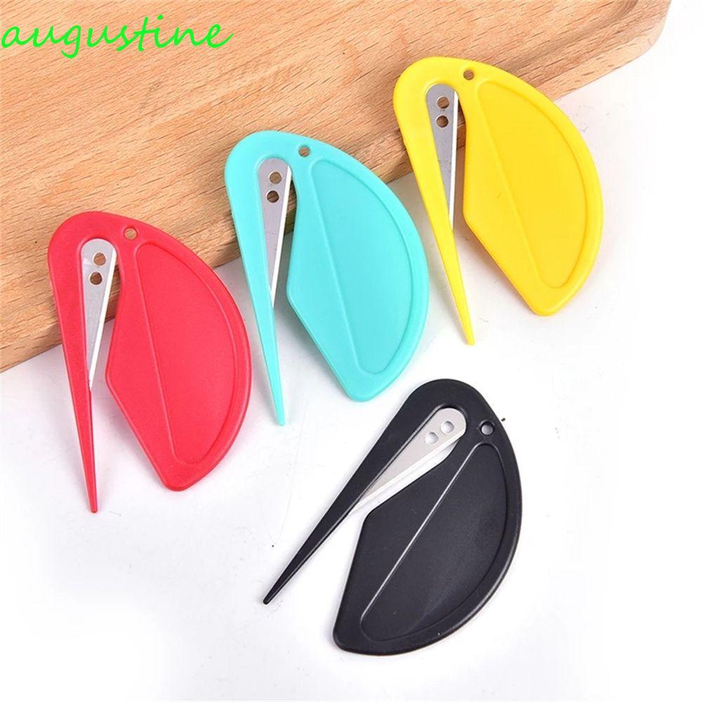 AUGUSTINE Envelope Opener Home Mail Envelope Plastic 2 ชิ้น/เซ็ต Mini Safety Papers Cutter