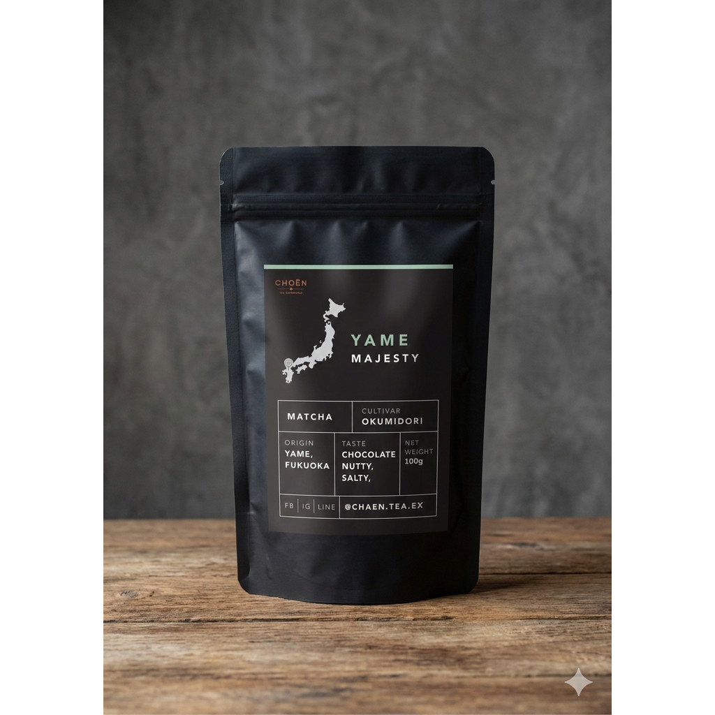 Yame Matcha Majesty 100g : single cultivar Okumidori มัทฉะจากเมืองยาเมะ ฟูกุโอกะ