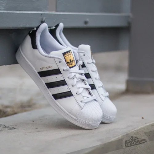 Clover Superstar สีดําสีขาวทองป้าย Shell Toe Casual ผู้ชายผู้หญิงรองเท้าผ้าใบ C77124