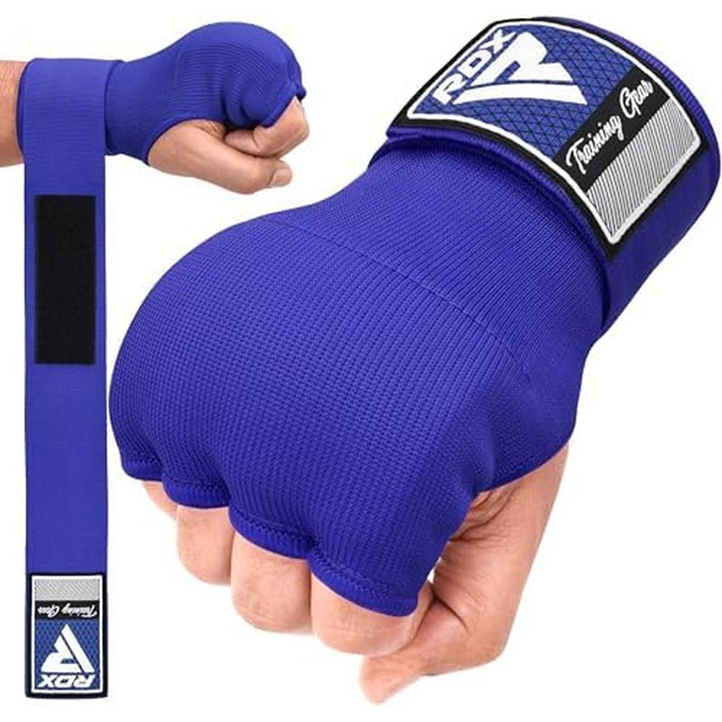 Muay Thai Elastied Wraps ป้องกันกําปั้นถุงมือยาวผู้ชายข้อมือ MMA Elasstied เบาะ Quick Boxing