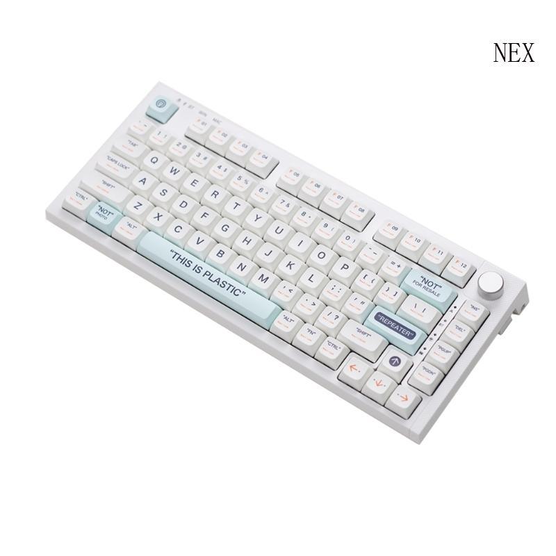 NEX 139PCS Keycaps XDA Profile Keycap Set DyeSubbed สําหรับเล่นเกมคีย์บอร์ดแบบกลไก