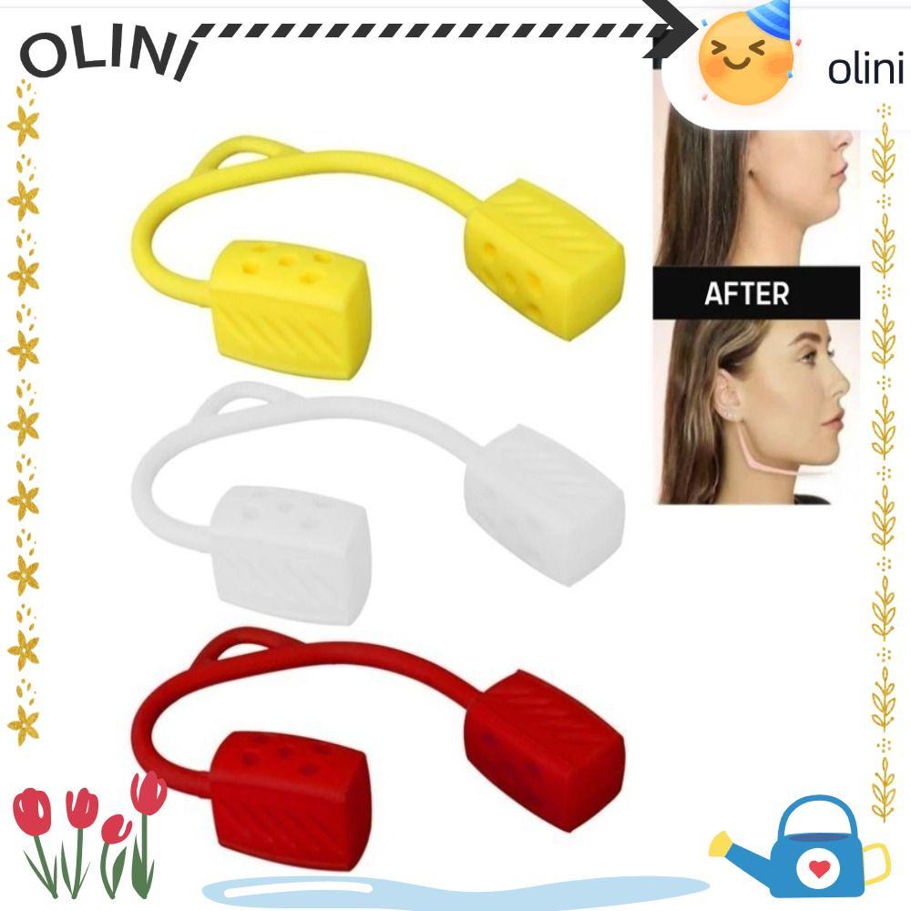OLINI Jaw Exerciser, 30/40/50lbs อัพเกรดคอ Toning, ความงามเกรดอาหารซิลิกาเจลผู้หญิงผู้ชายกล้ามเนื้อ 