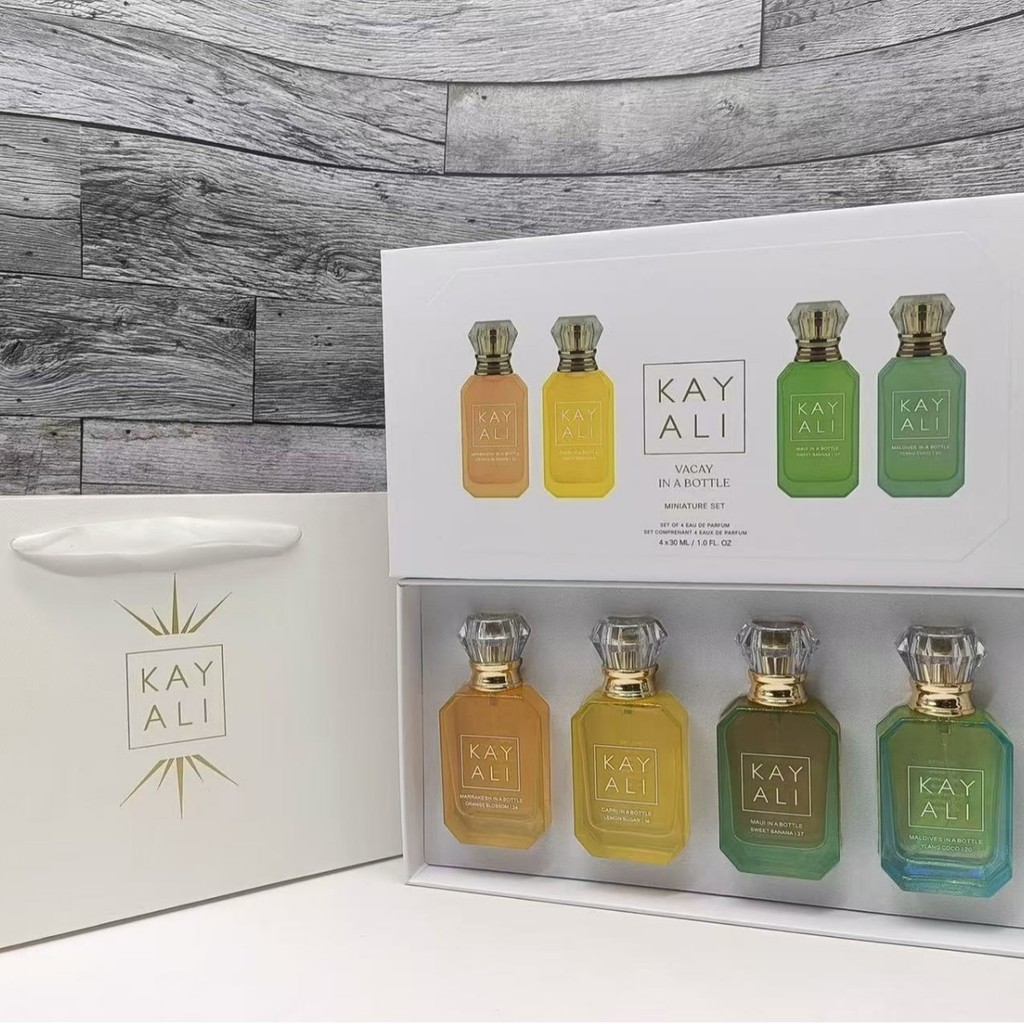 KAYALI KAYALI น้ําหอม 30ml ชุดสี่ชิ้นกล่องน้ําหอมอาหรับดูไบ