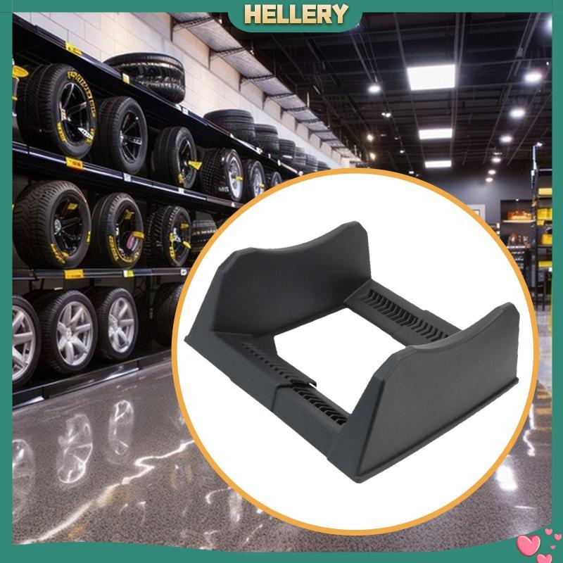 [HelleryTH] ชั้นวางโชว์ล้อพลาสติก Tyre Stand Base Organizer สําหรับร้านรถยนต์โรงรถยาง Fitting Workshop