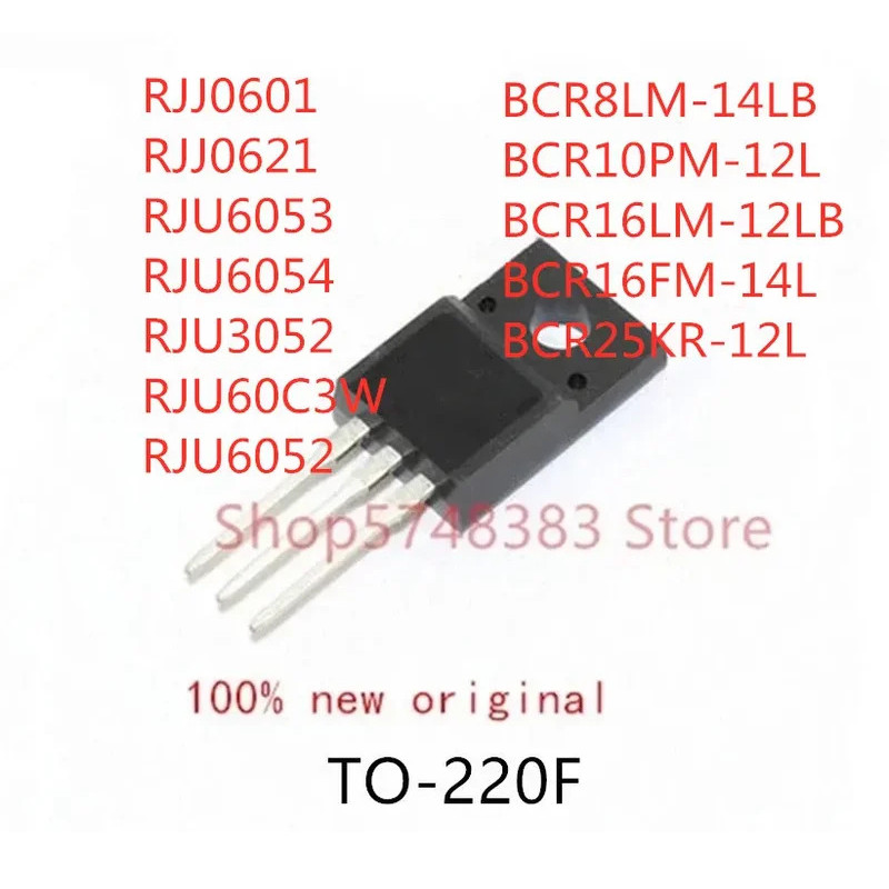 5PCS RJJ0601 RJJ0621 RJU6053 RJU6054 RJU3052 RJU60C3W RJU6052 BCR8LM-14LB BCR10PM-12L BCR16LM-12L BC